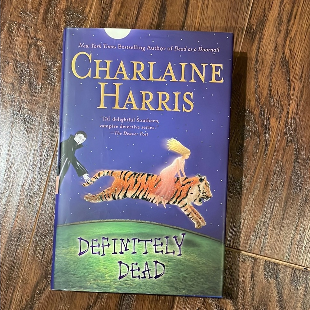 Definitely Not Dead Charlaine Harris Vampire Goth Halloween Hardback True Blood